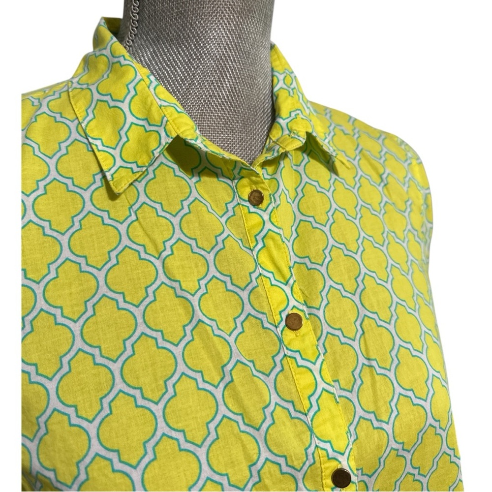Lands' End 3/4 Sleeve Button Down Shirt
